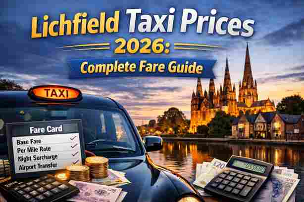 lichfield taxi prices in 2026