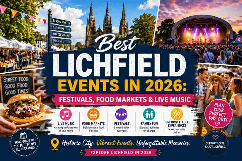 Best Lichfield Events in 2026: Festivals, Food Markets & Live Music