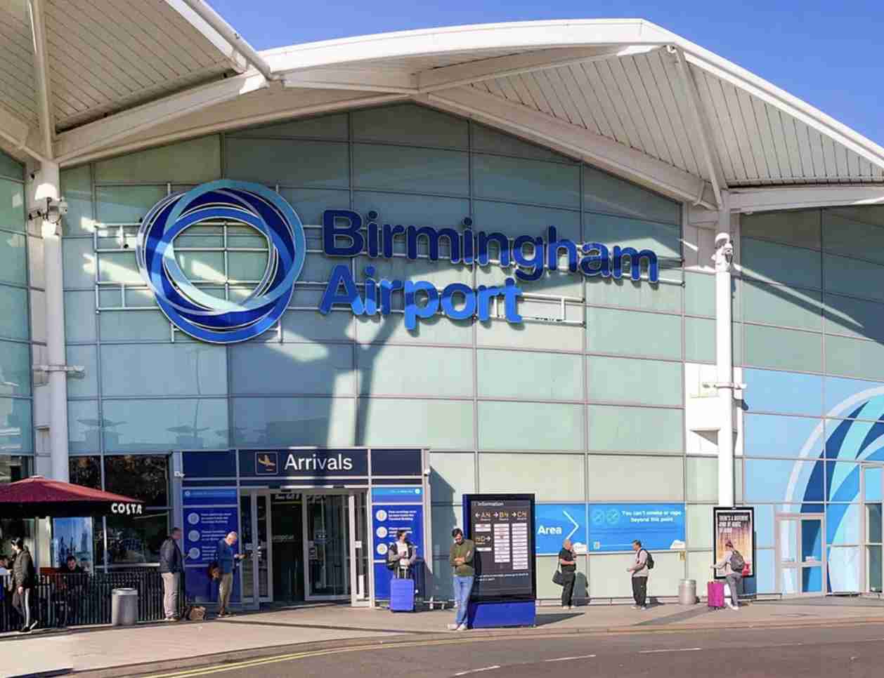 Taxi Lichfield to Birmingham Airport